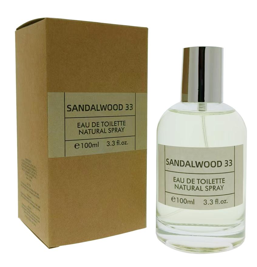 Sandalwood 33 Eau de Toilette Natural Spray 90ml 3.3 fl oz Unisex Perfume for Men and Women