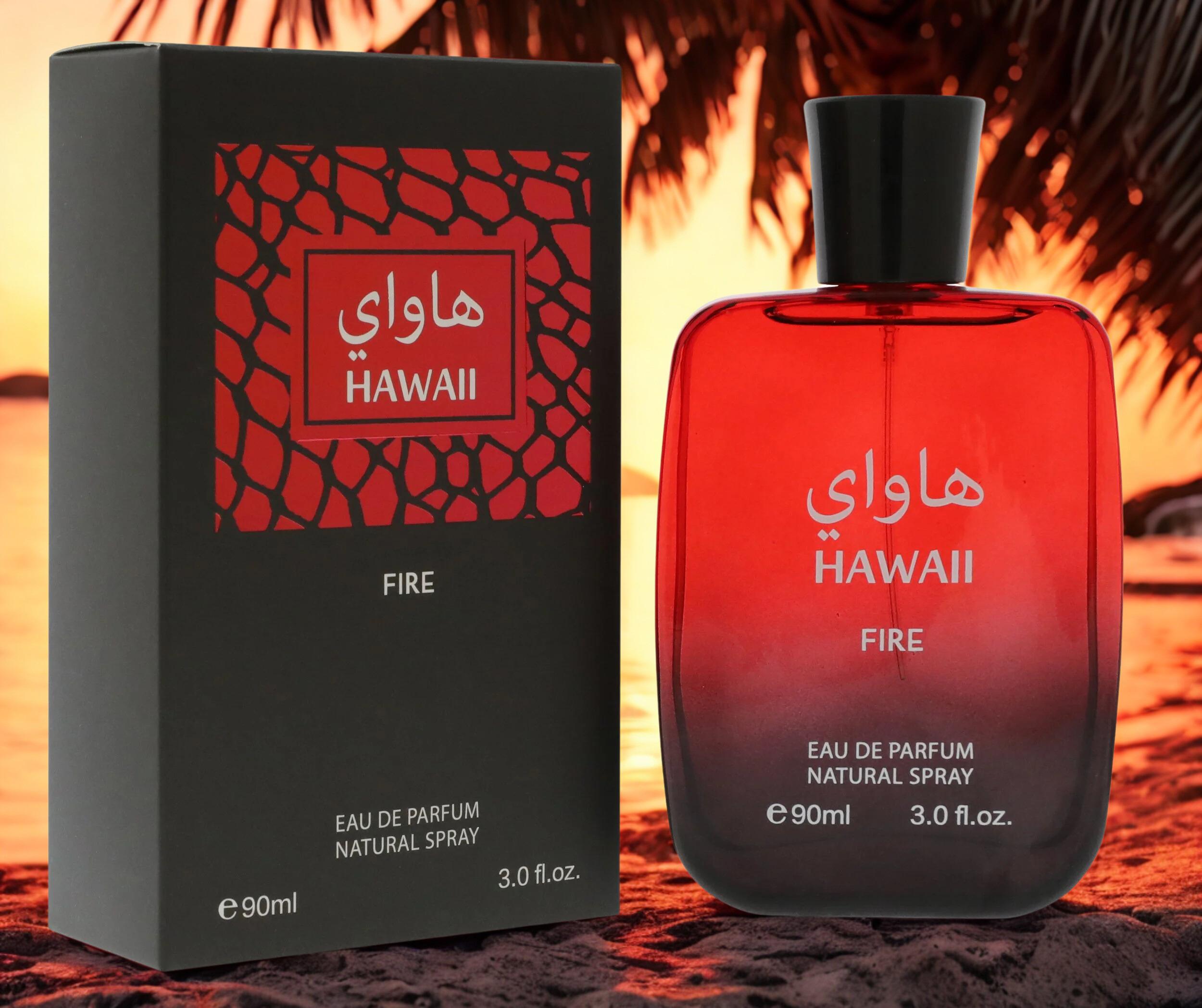 Hawaii Fire Eau de Parfum 90ml Natural Spray for Men - Great For Every Day Use