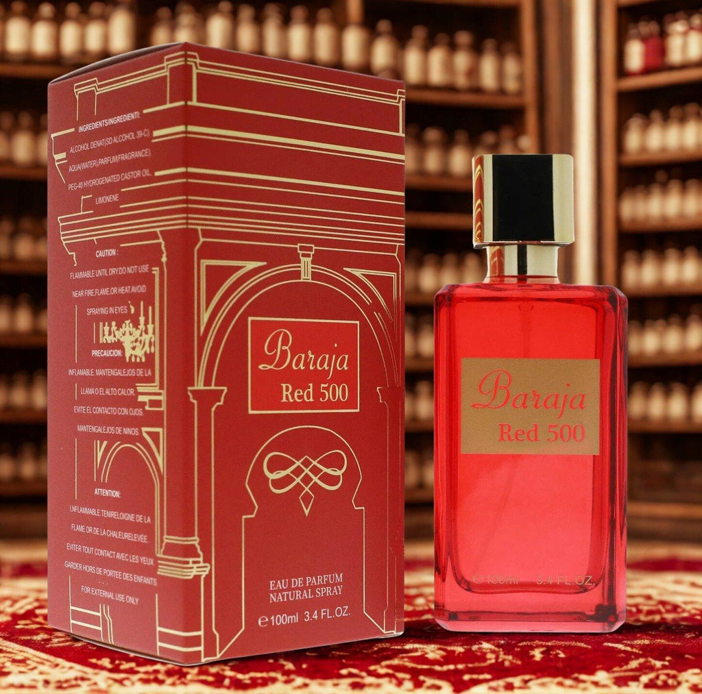 Baraja Red 500 Eau De Parfum 100ml - Natural Spray Perfume for Women and Men