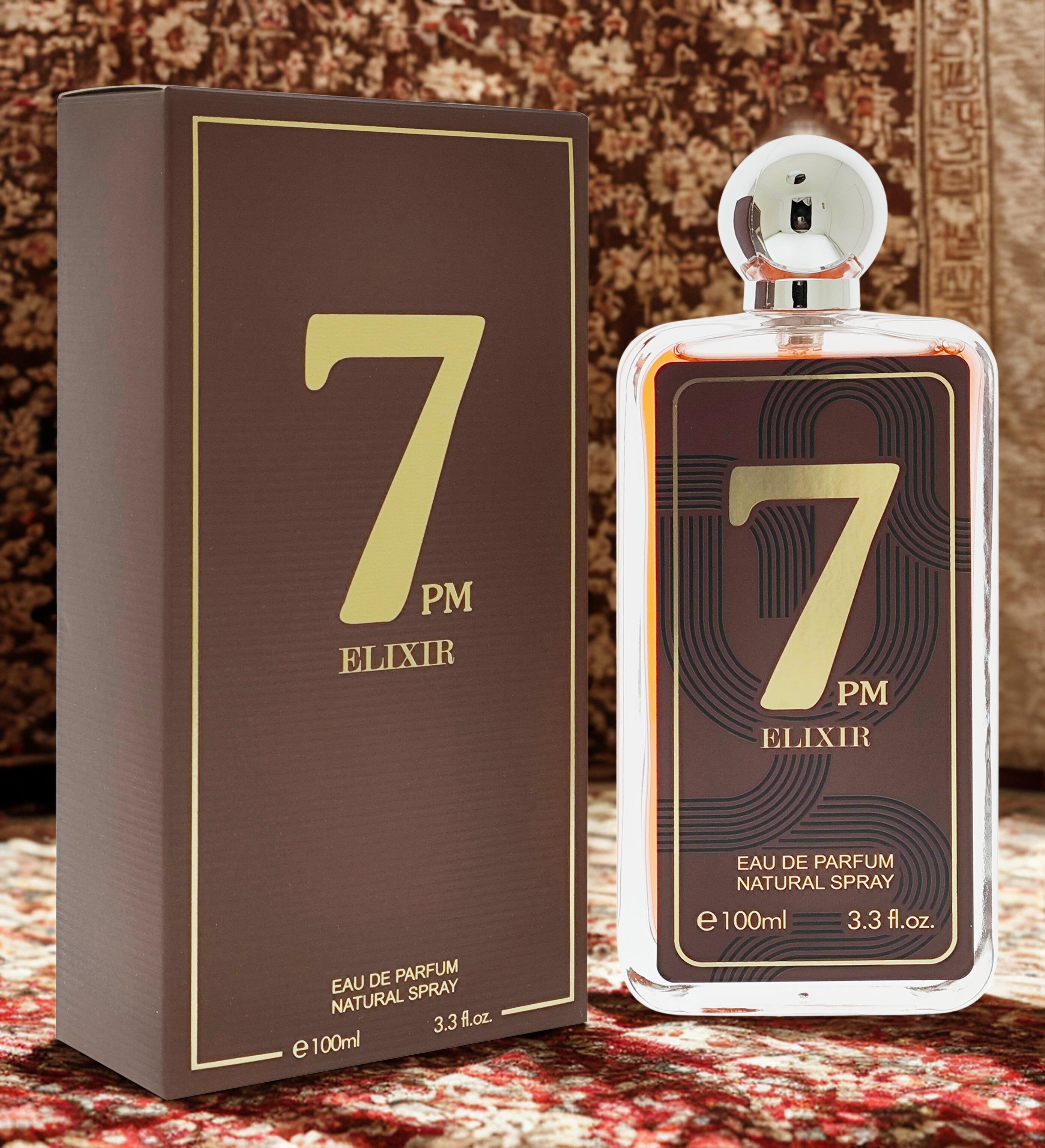 7 PM Elixir Eau de Parfum 100ml Natural Spray - Premium Fragrance for Men and Women
