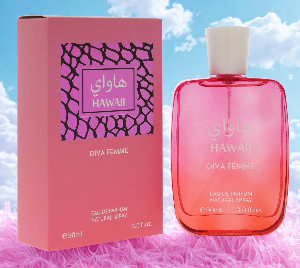Hawaii Diva Femme Eau de Parfum 90ml Natural Spray for Women - Great For Everyday Use