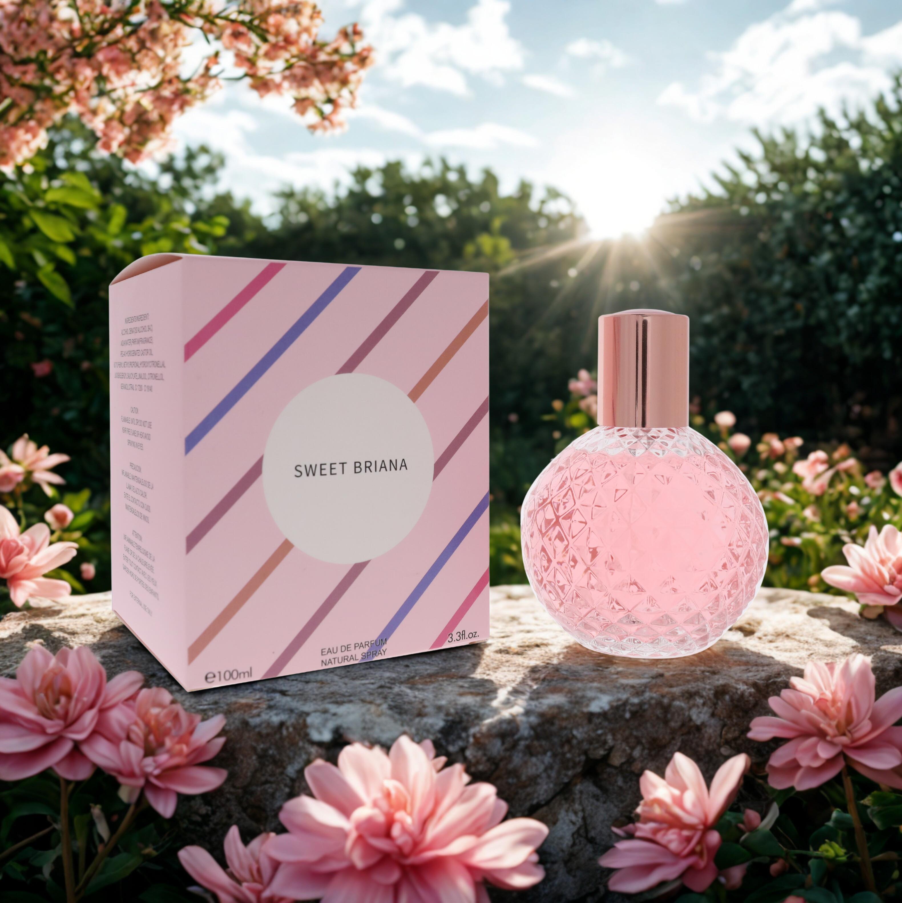Sweet Briana Eau de Parfum 100ml - Natural Fragrance for Women with Bergamot Scent