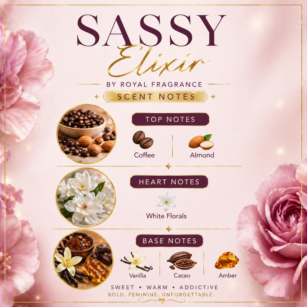 Sassy Elixir Eau de Parfum Natural Spray e 85ml 2.8 fl oz