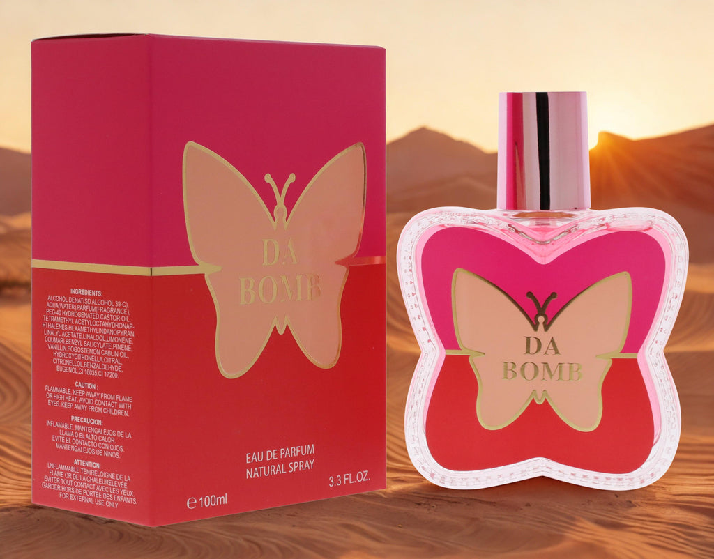 DA BOMB Eau de Parfum 100ml Natural Spray for Women Tailored Fragrance Experience 3.3 FL OZ