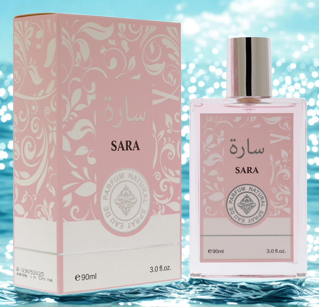 Sara Eau De Parfum - 90ml Caramel Scented Perfume for Daily Use Delightful Aroma Ideal for All Occasions