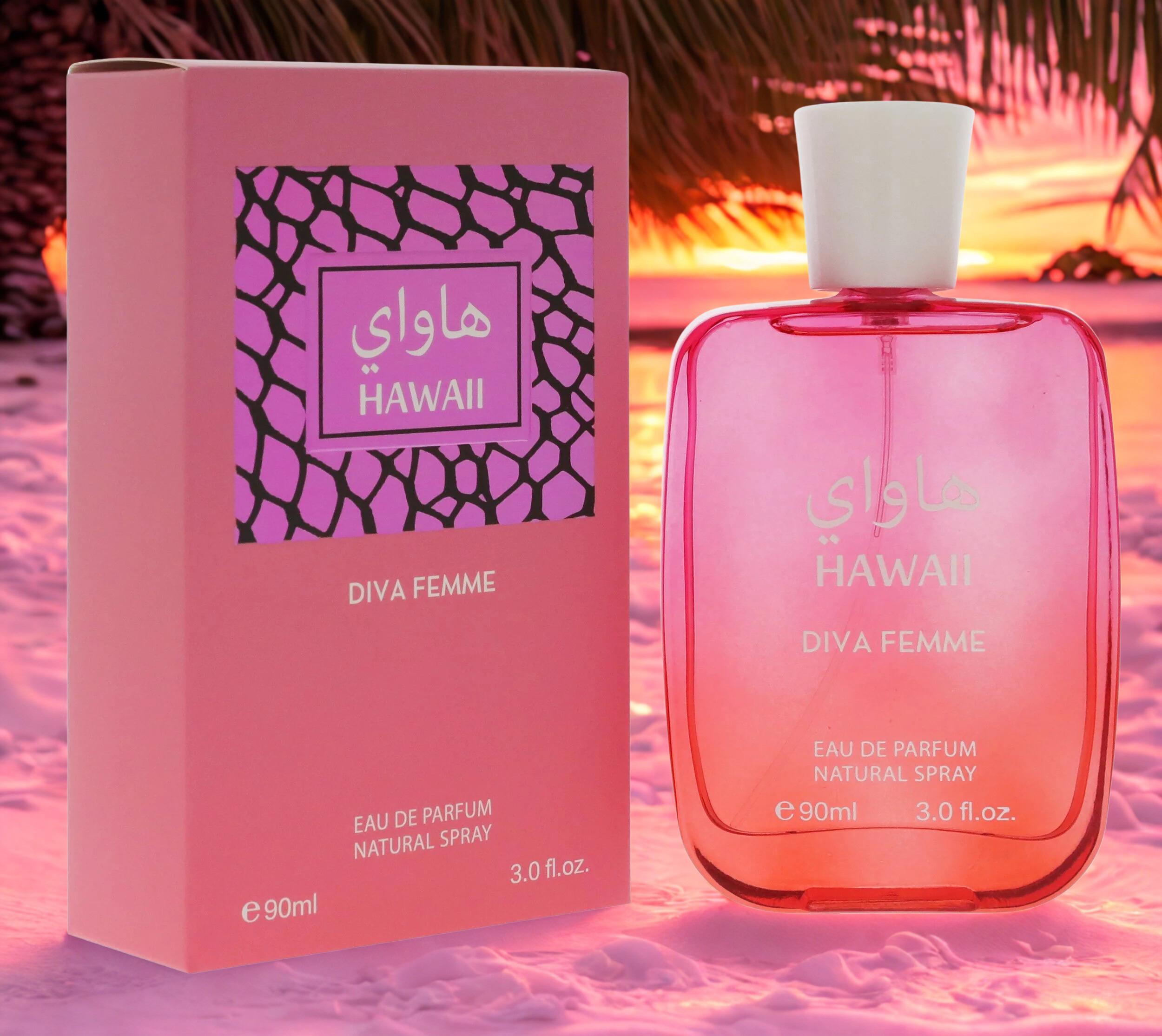 Hawaii Diva Femme Eau de Parfum 90ml Natural Spray for Women - Great For Everyday Use
