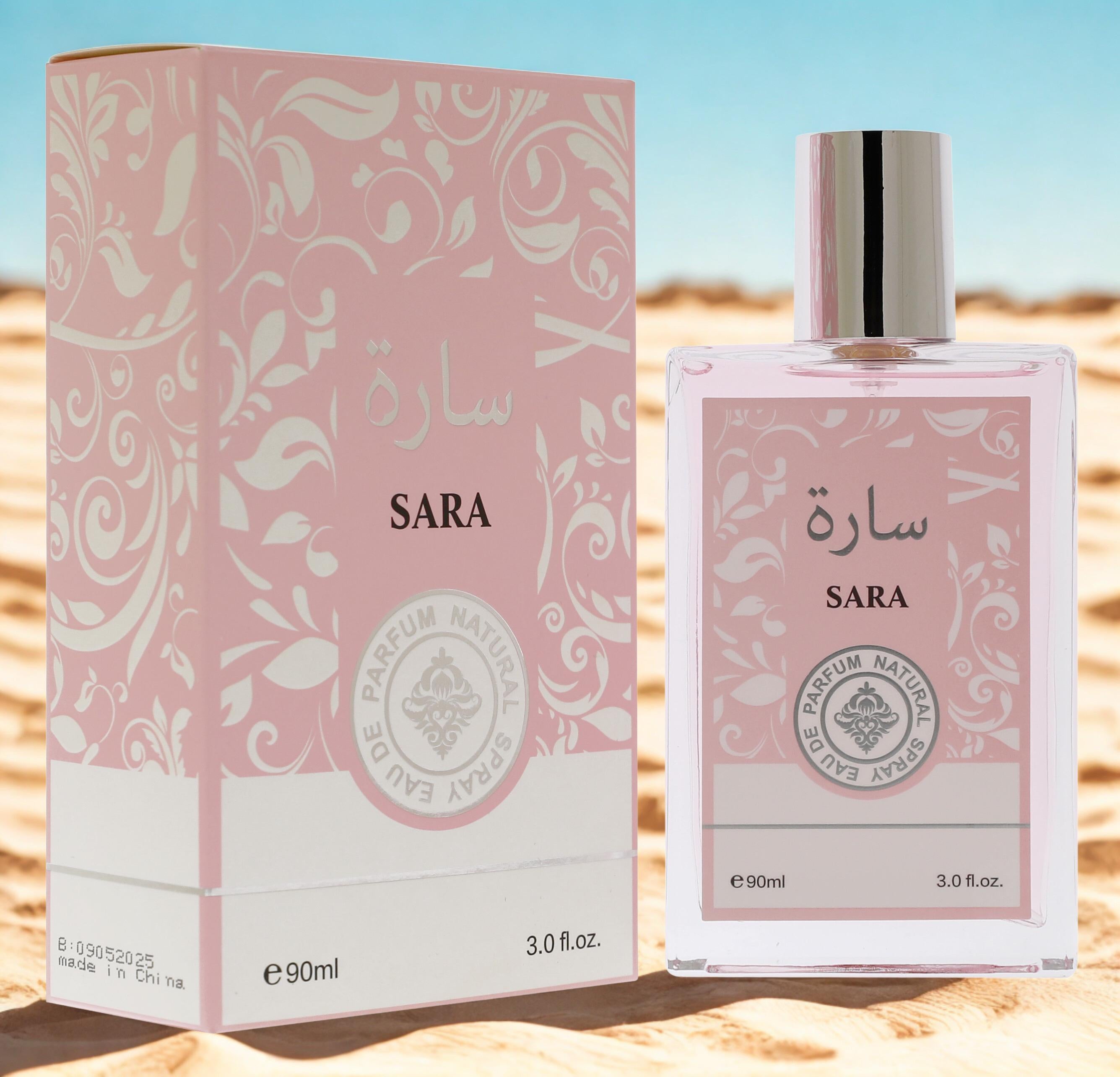 Sara Eau De Parfum - 90ml Caramel Scented Perfume for Daily Use Delightful Aroma Ideal for All Occasions