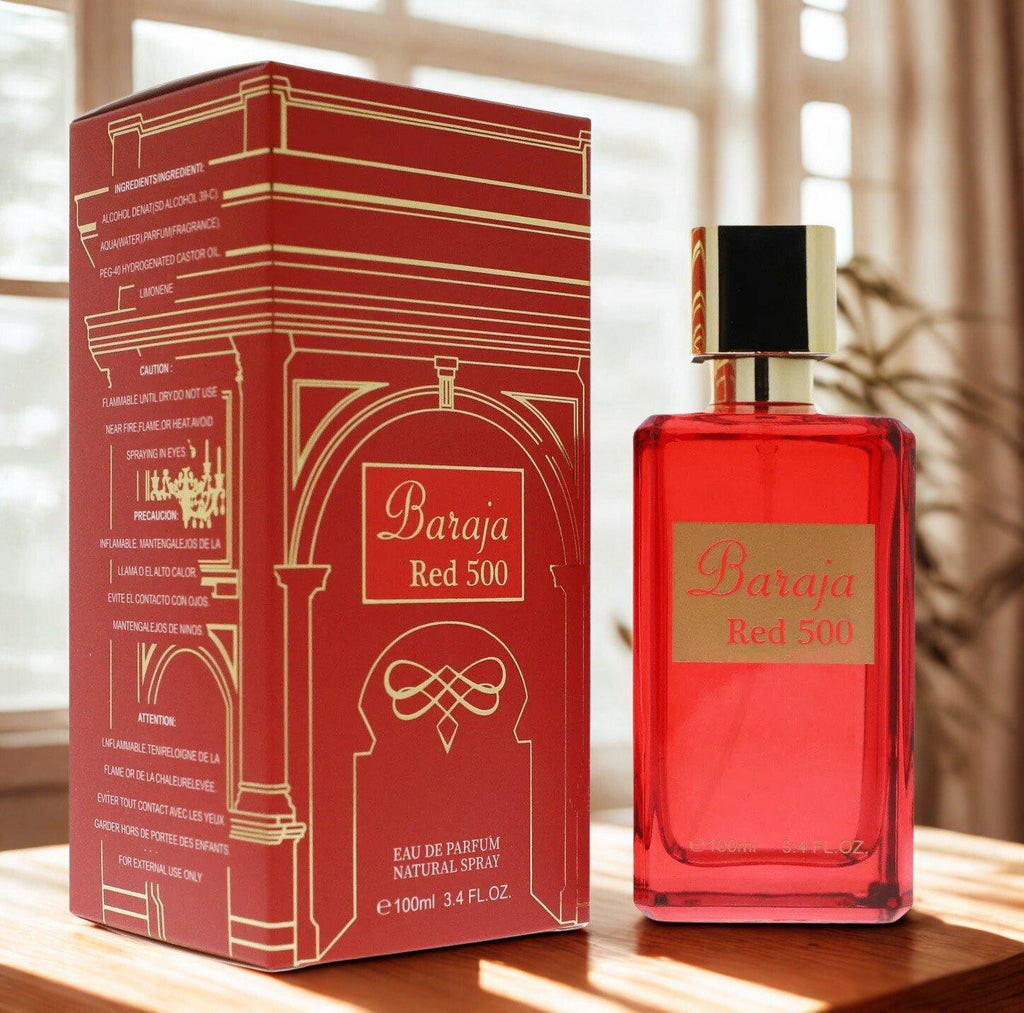 Baraja Red 500 Eau De Parfum 100ml - Natural Spray Perfume for Women and Men