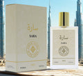 Sara MOI Parfum Natural Eau de Parfum 90ml - Premium Caramel Fragrance for Women, Natural Ingredients, Versatile Use, 3.0 fl. oz.