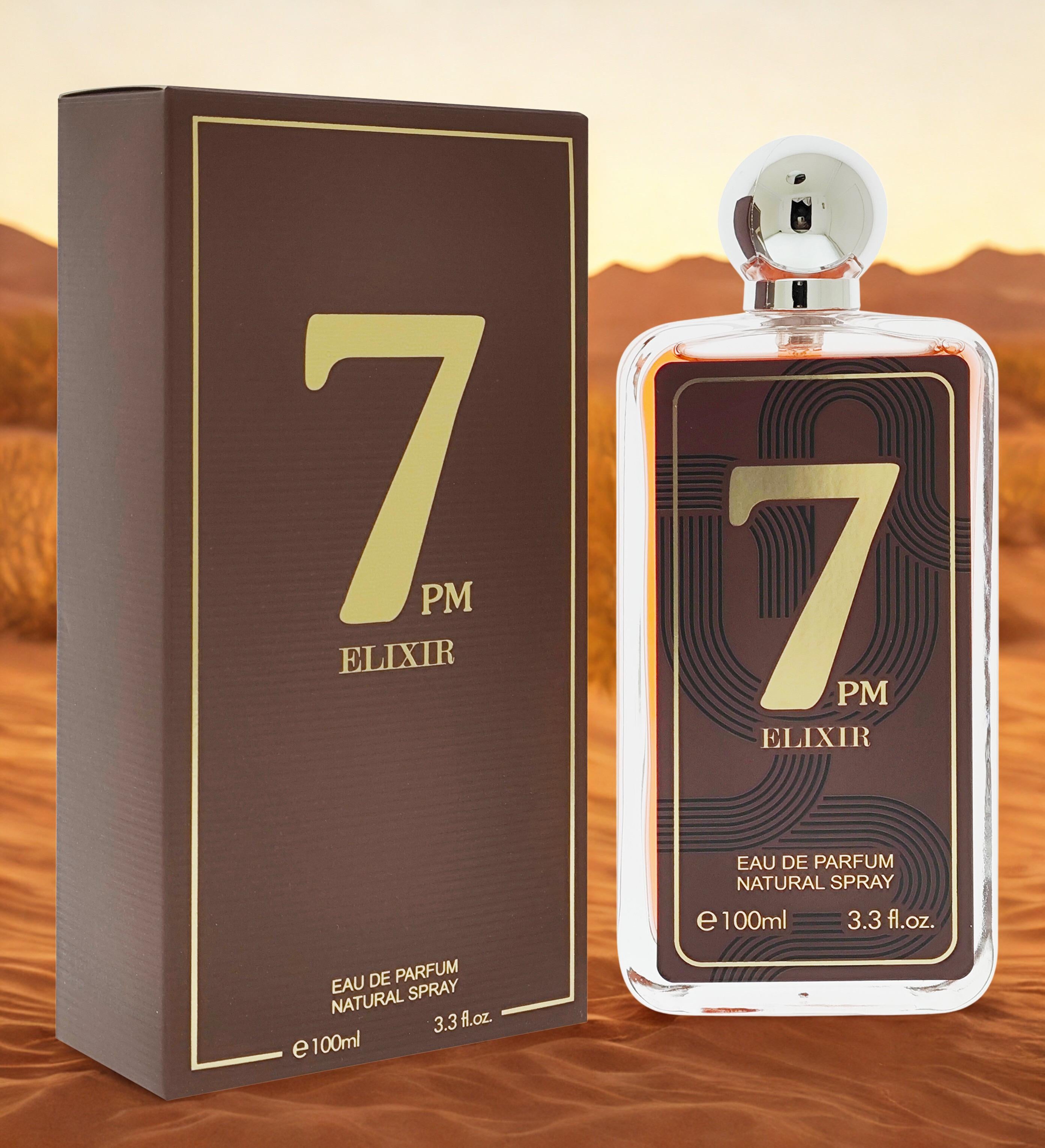 7 PM Elixir Eau de Parfum 100ml Natural Spray - Premium Fragrance for Men and Women