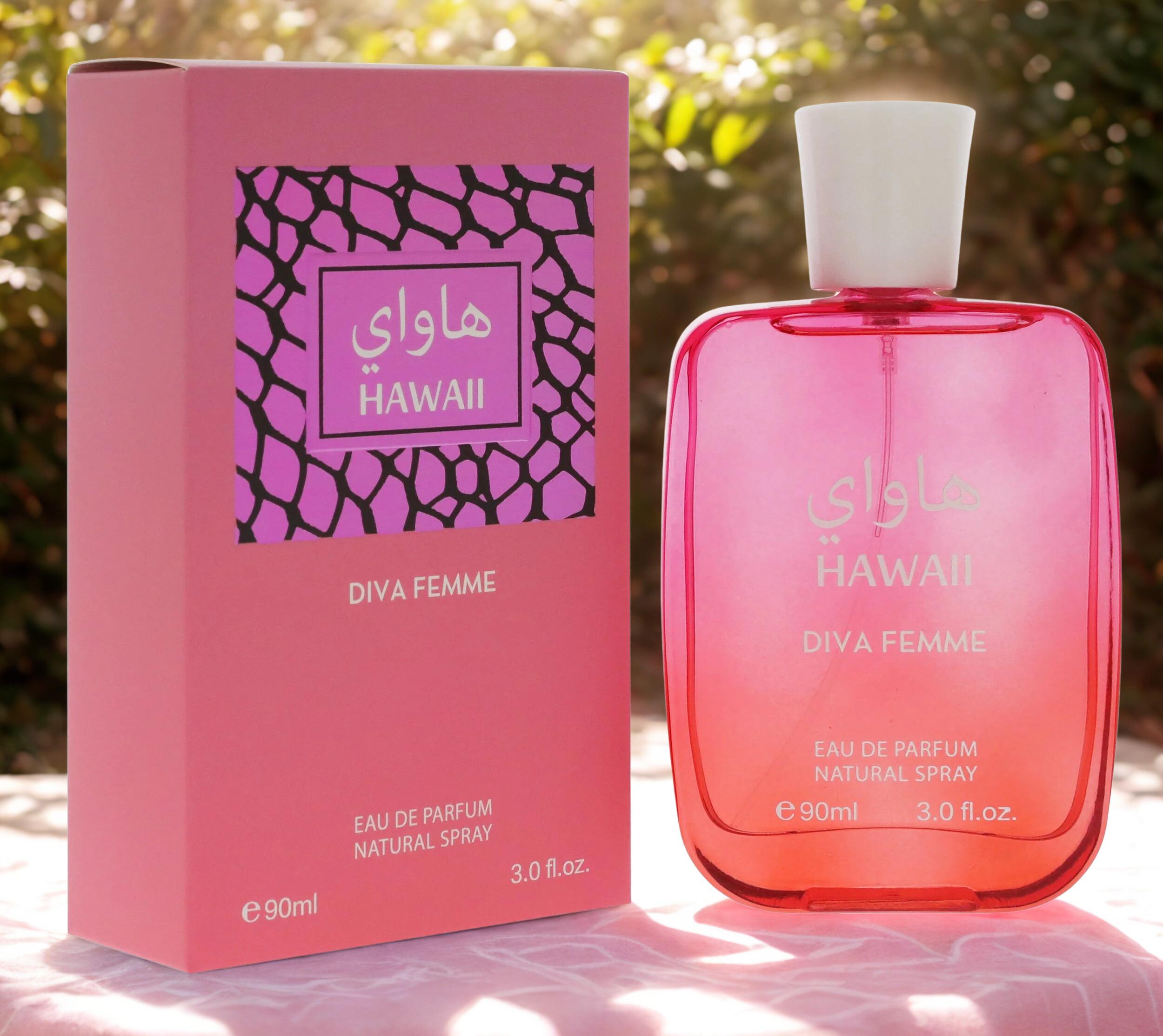 Hawaii Diva Femme Eau de Parfum 90ml Natural Spray for Women - Great For Everyday Use