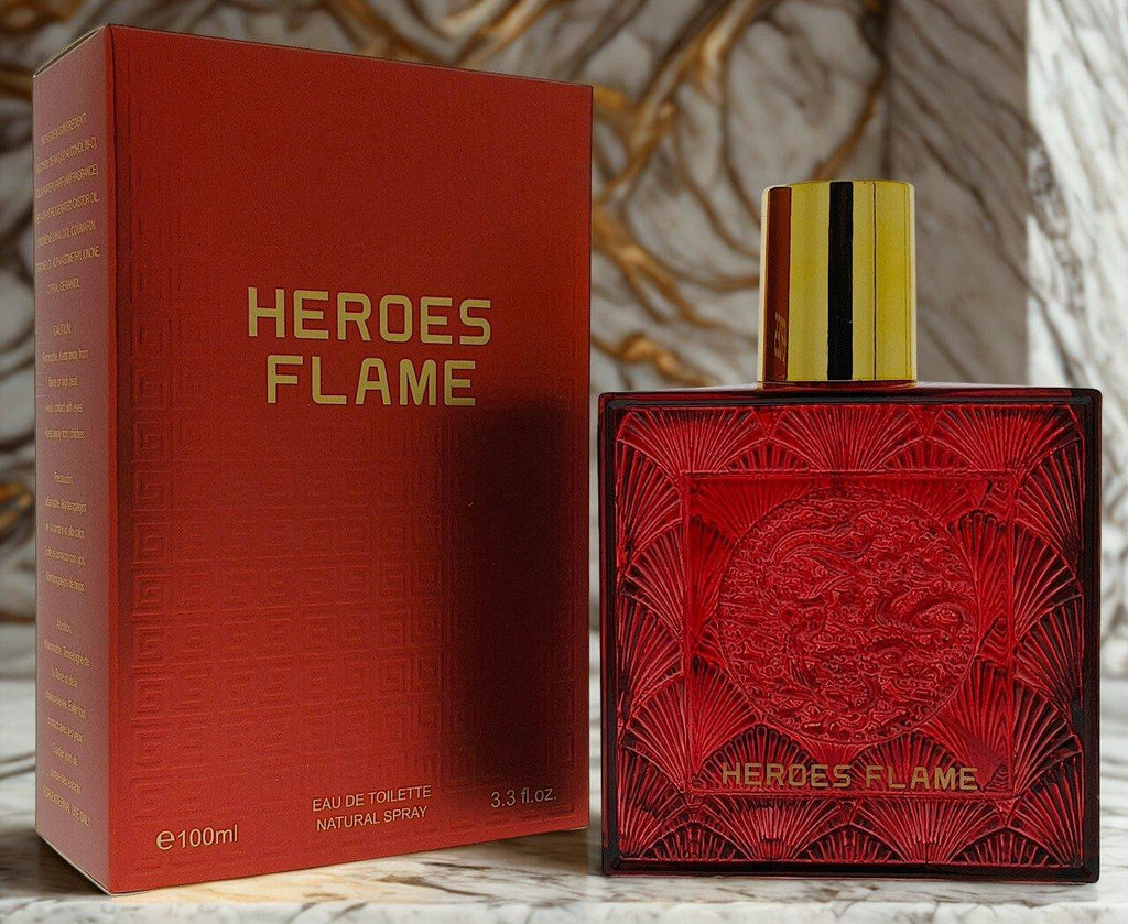 Heroes Flame Eau de Toilette 100ml - Natural Spray for Men and Women