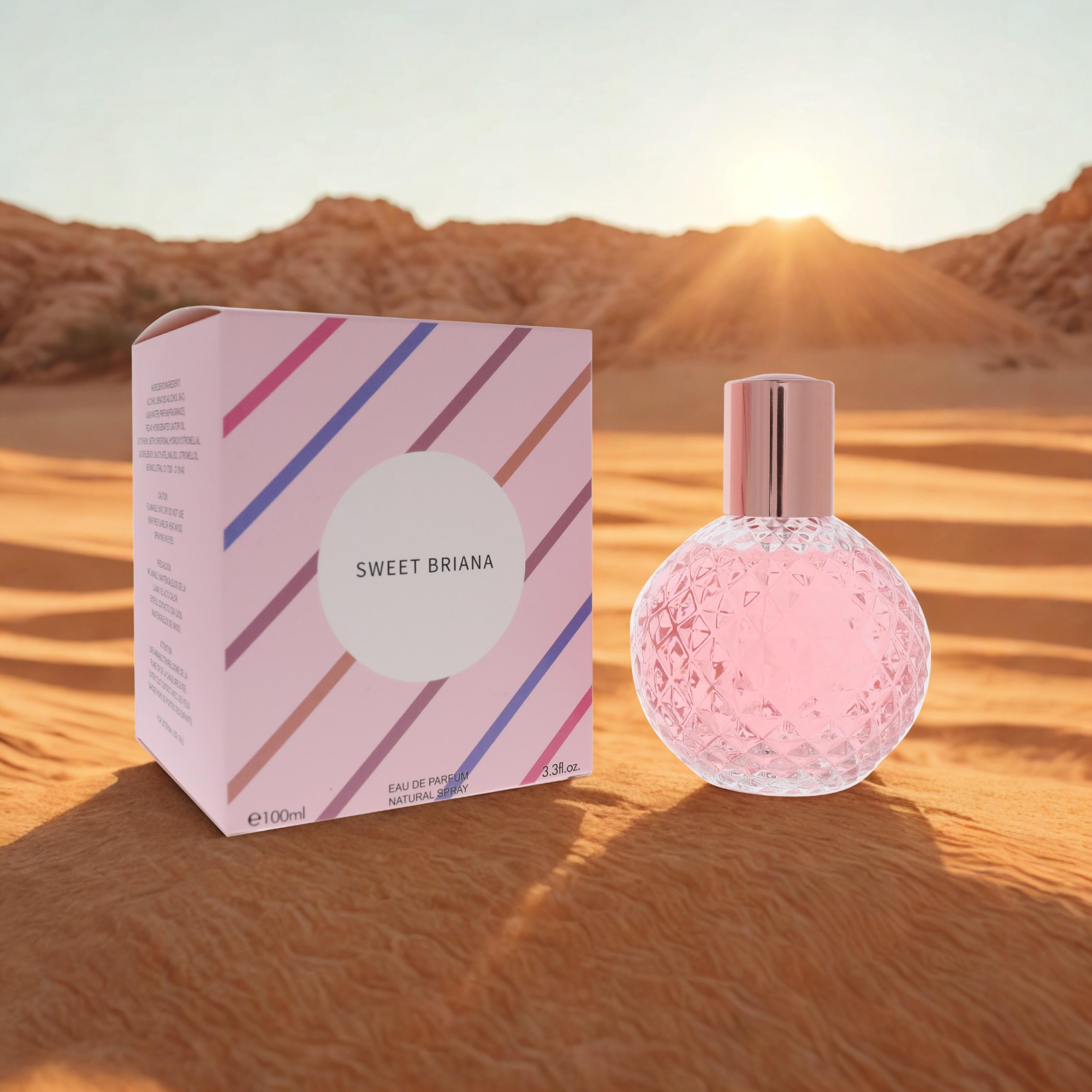 Sweet Briana Eau de Parfum 100ml - Natural Fragrance for Women with Bergamot Scent