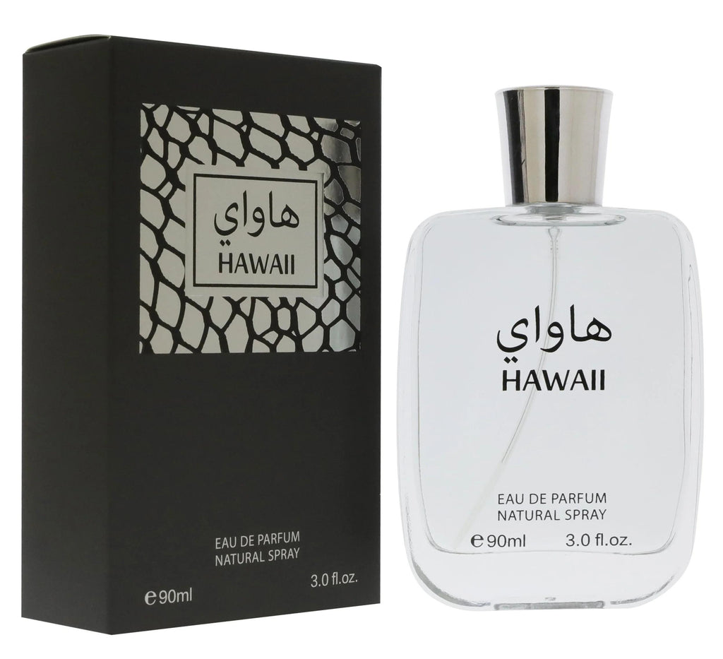 Hawaii Eau de Parfum Natural Spray 90ml - Great For Everyday Use For Men