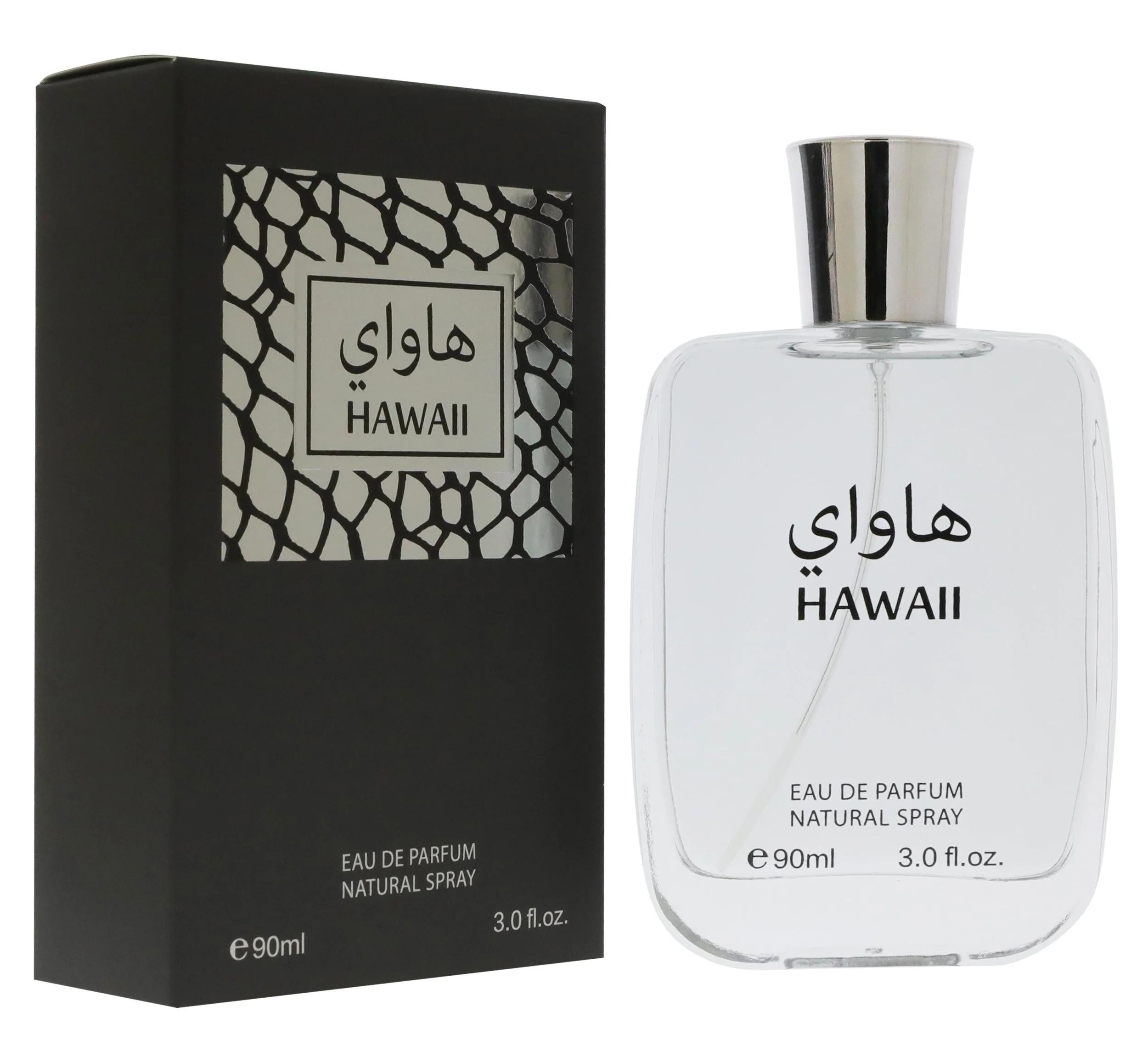 Hawaii Eau de Parfum Natural Spray 90ml - Great For Everyday Use For Men