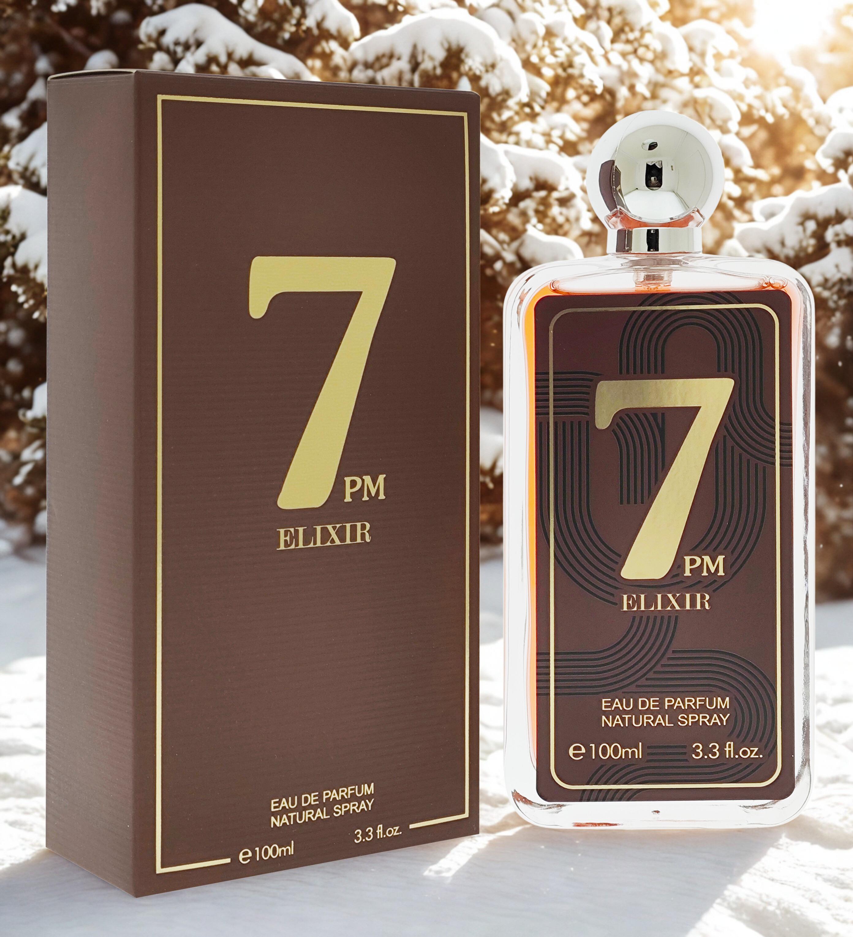 7 PM Elixir Eau de Parfum 100ml Natural Spray - Premium Fragrance for Men and Women
