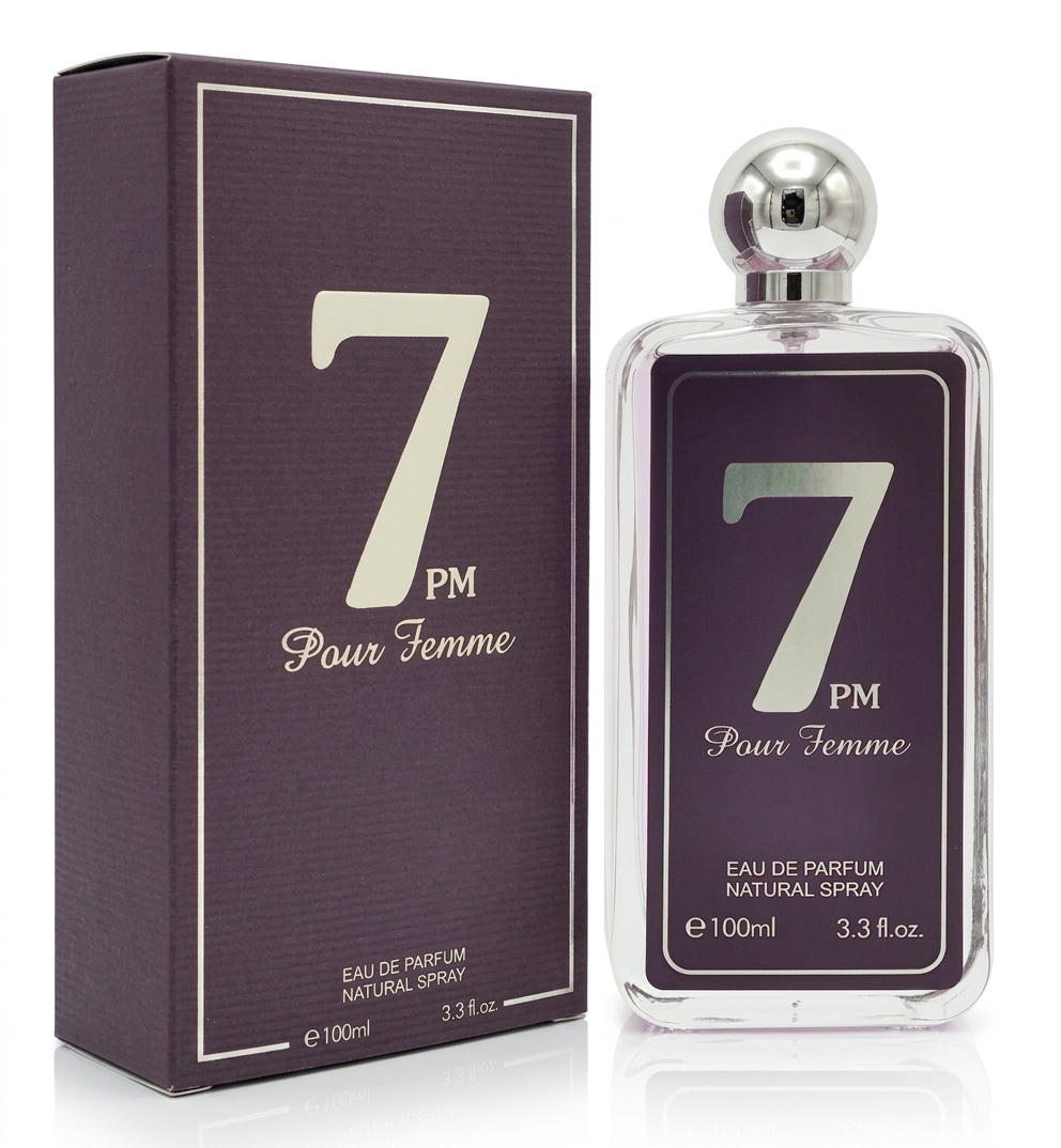 7PM Pour Femme Eau de Parfum Natural Spray for Women – 100ml / 3.3 fl. oz.