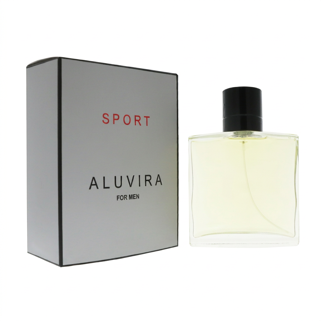 Aluvira Sport for Men Eau de Toilette Natural Spray – 100ml / 3.3 fl. oz. | Fresh Sport Men's Cologne