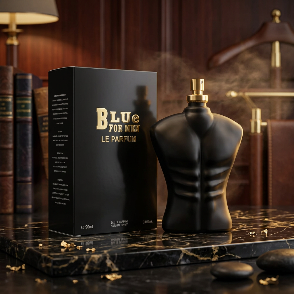 Blue for Men Le Parfum Eau de Parfum Natural Spray – 90ml / 3.0 fl. oz. | Iconic Torso Bottle Men's Fragrance