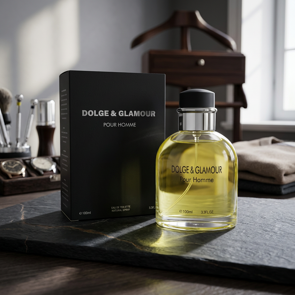Dolge & Glamour Pour Homme Eau de Toilette Natural Spray for Men – 100ml / 3.3 fl. oz. | Classic Men's Cologne