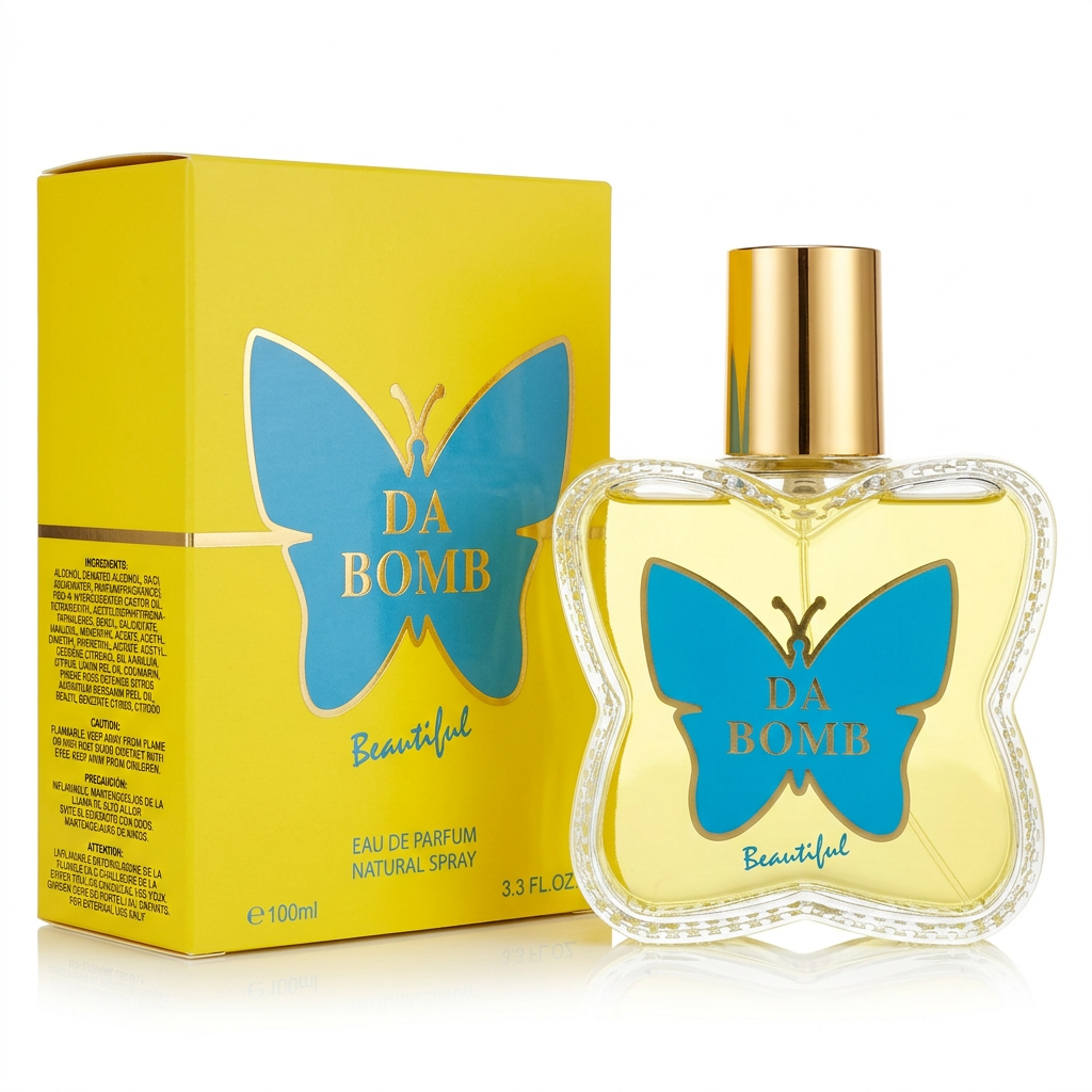 Da Bomb Beautiful Eau de Parfum Natural Spray for Women, 100ml / 3.3 fl oz