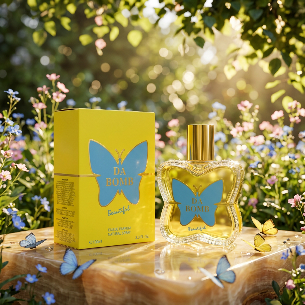Da Bomb Beautiful Eau de Parfum Natural Spray for Women, 100ml / 3.3 fl oz