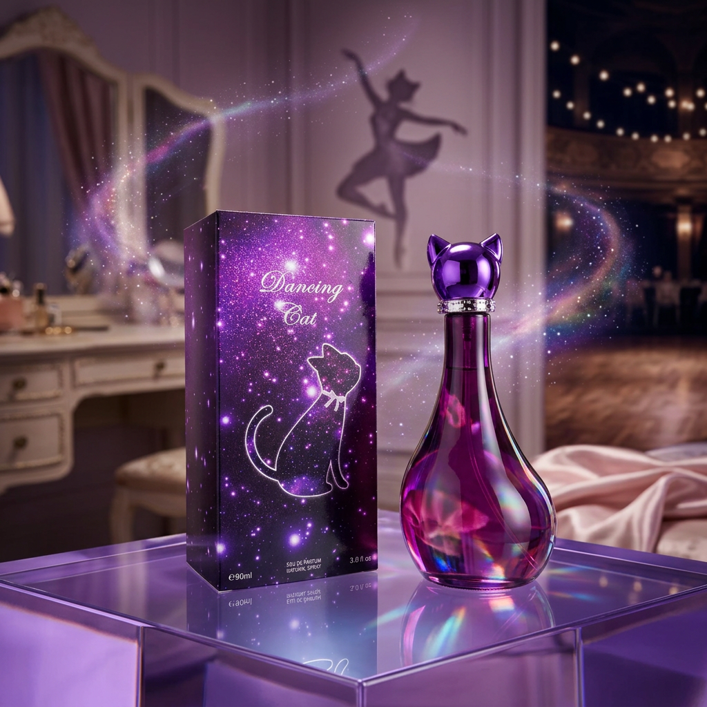 Dancing Cat Eau de Parfum Natural Spray for Women, 90ml / 3.0 fl oz