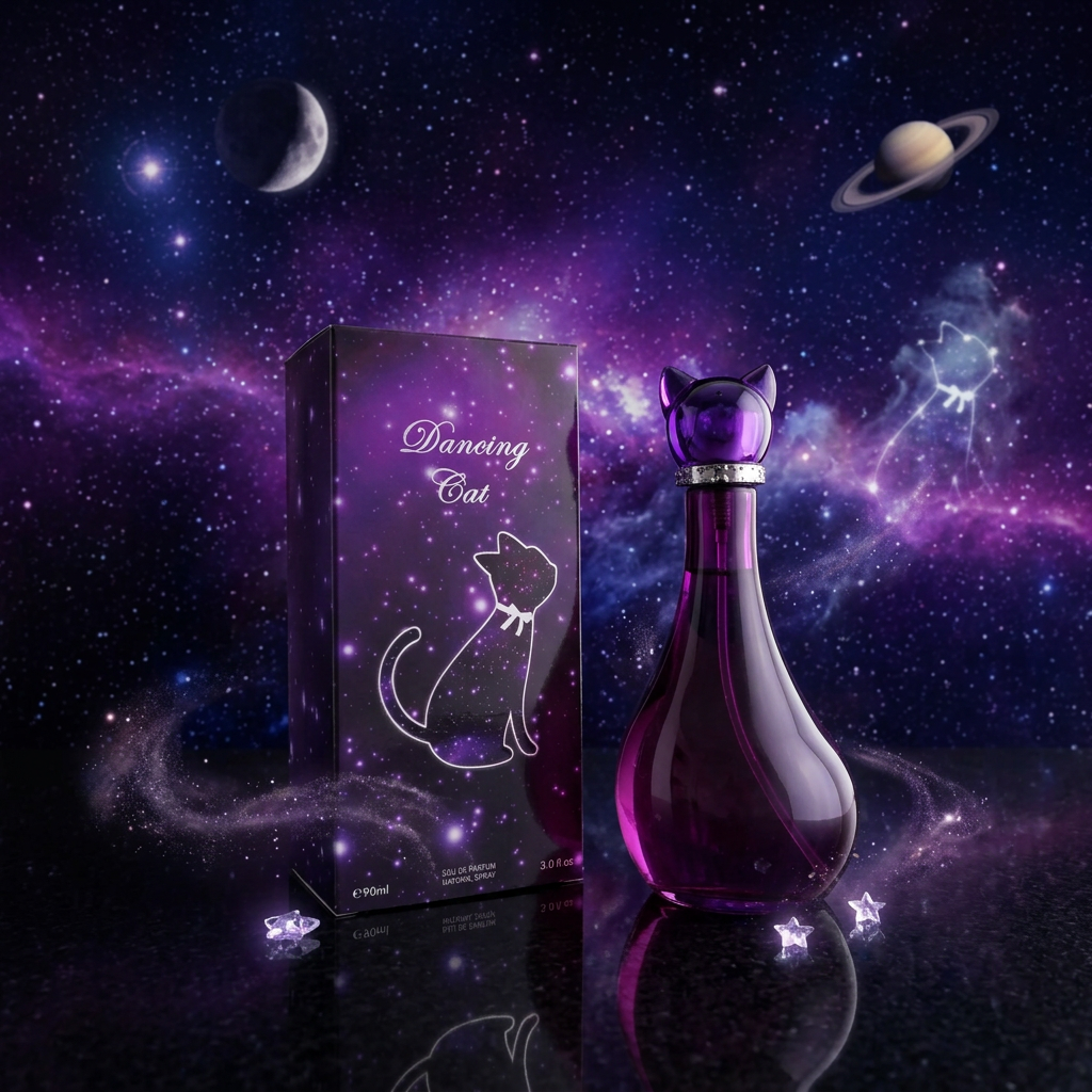 Dancing Cat Eau de Parfum Natural Spray for Women, 90ml / 3.0 fl oz