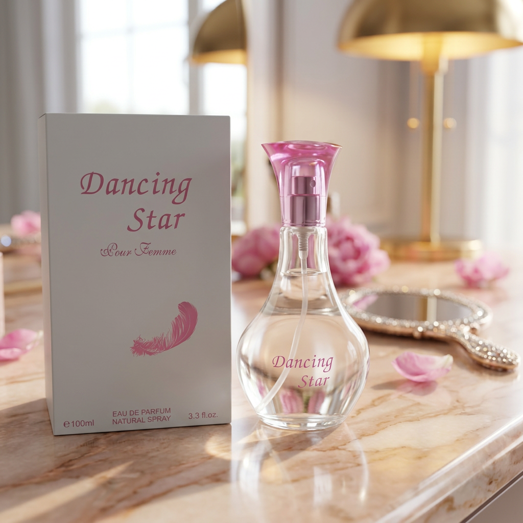 Dancing Star Pour Femme Eau de Parfum Natural Spray for Women, 100ml / 3.3 fl oz