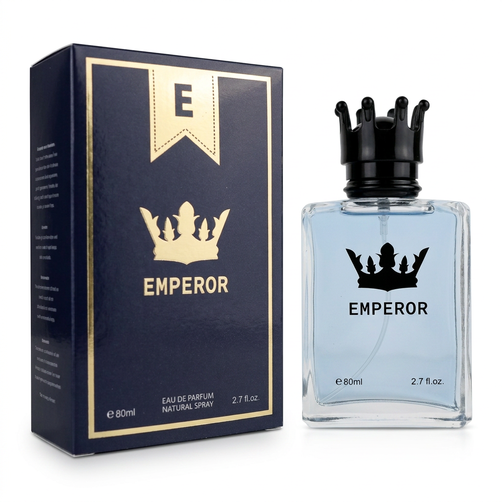 Emperor Eau de Parfum Natural Spray for Men – 80ml / 2.7 fl. oz. | Royal Crown Edition Men's Fragrance