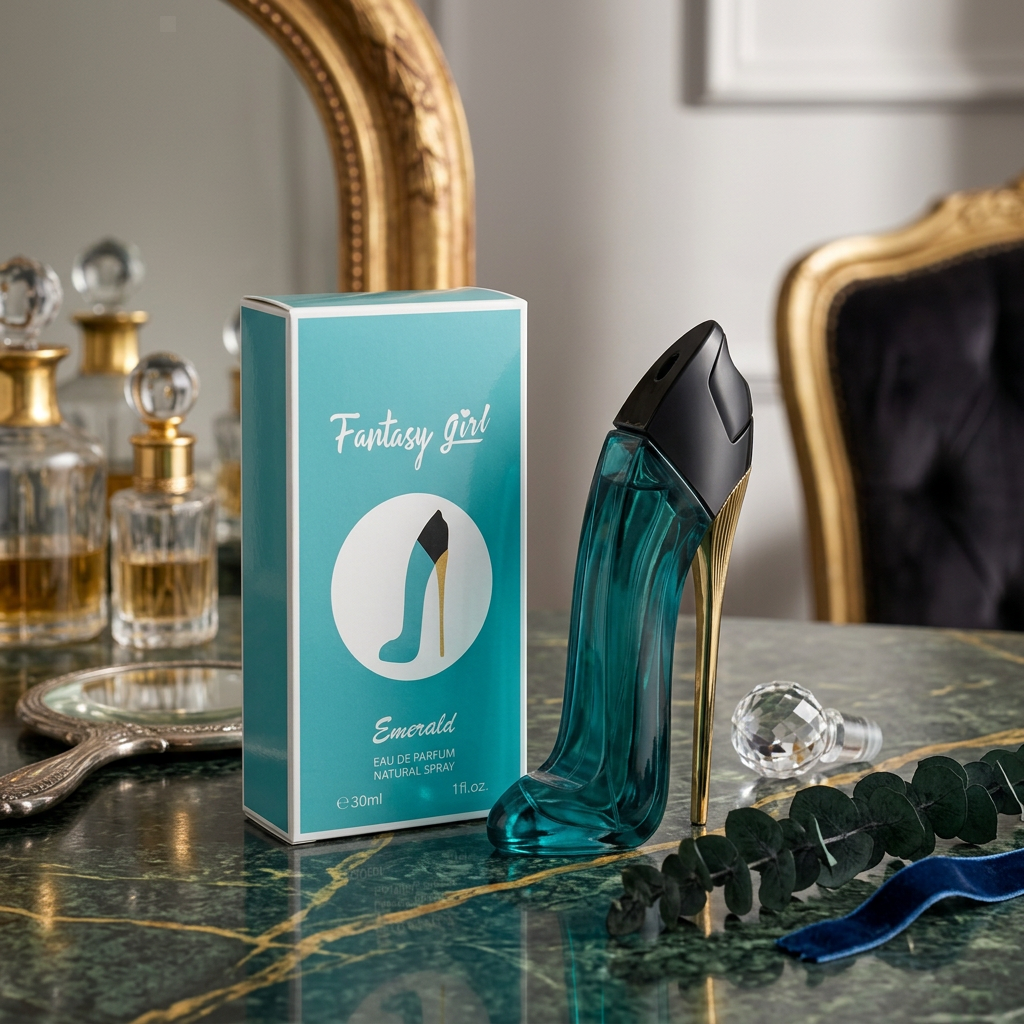 Fantasy Girl Emerald EDP 30ml – Fresh Floral Perfume for Women | Iconic High Heel Bottle