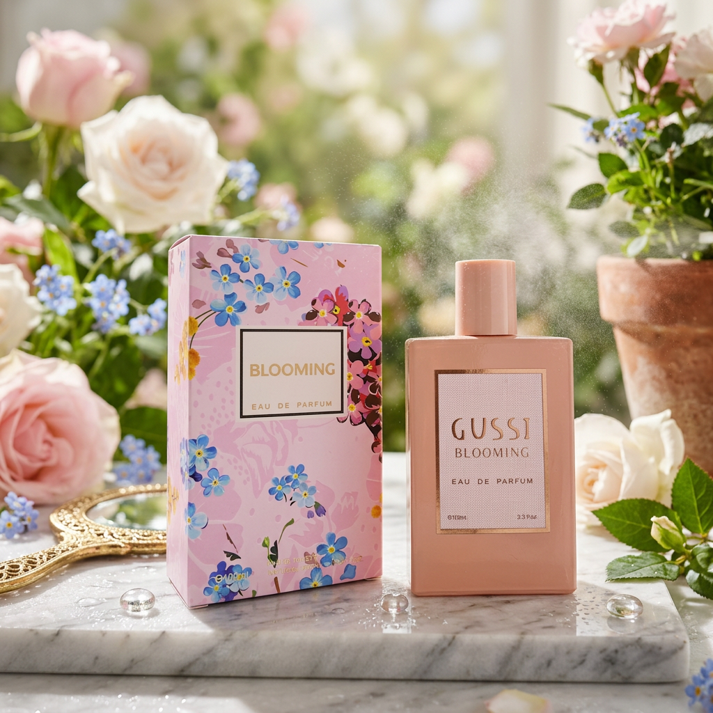 GUSSI Blooming Eau de Parfum Natural Spray for Women, 100ml / 3.3 fl oz