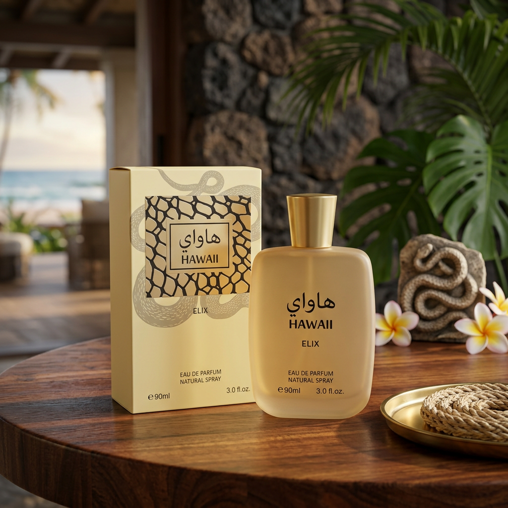Hawaii Elix EDP 90ml – Warm Oriental Perfume for Men & Women | Unisex
