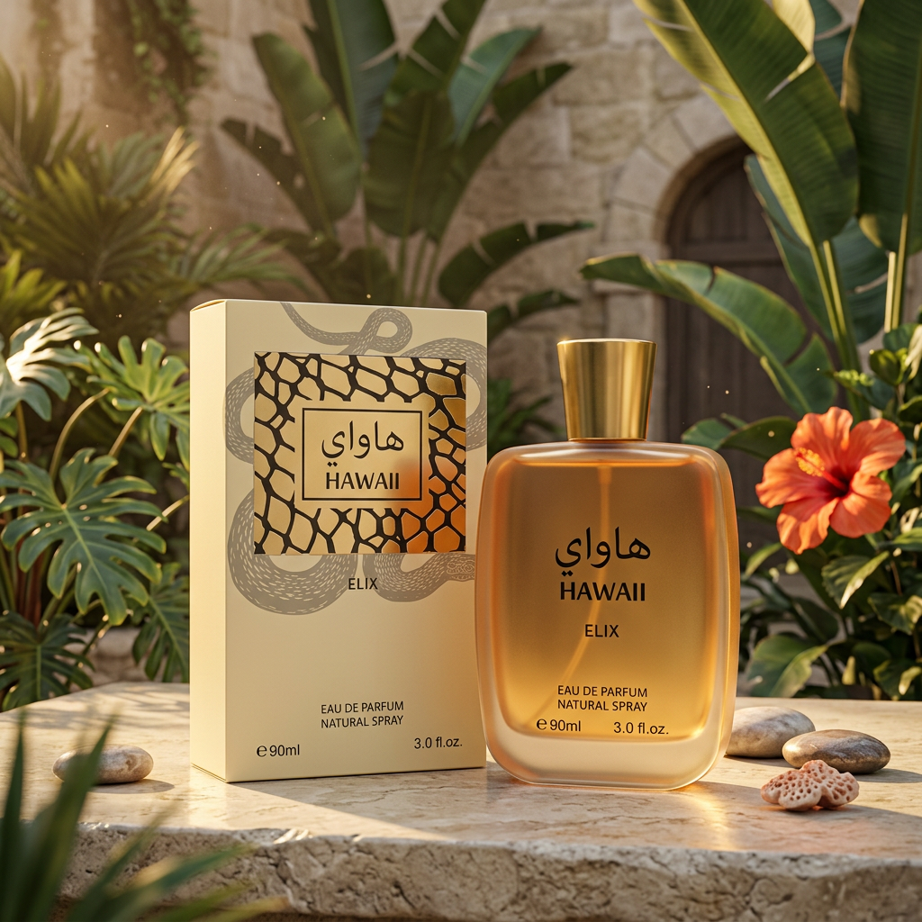 Hawaii Elix EDP 90ml – Warm Oriental Perfume for Men & Women | Unisex
