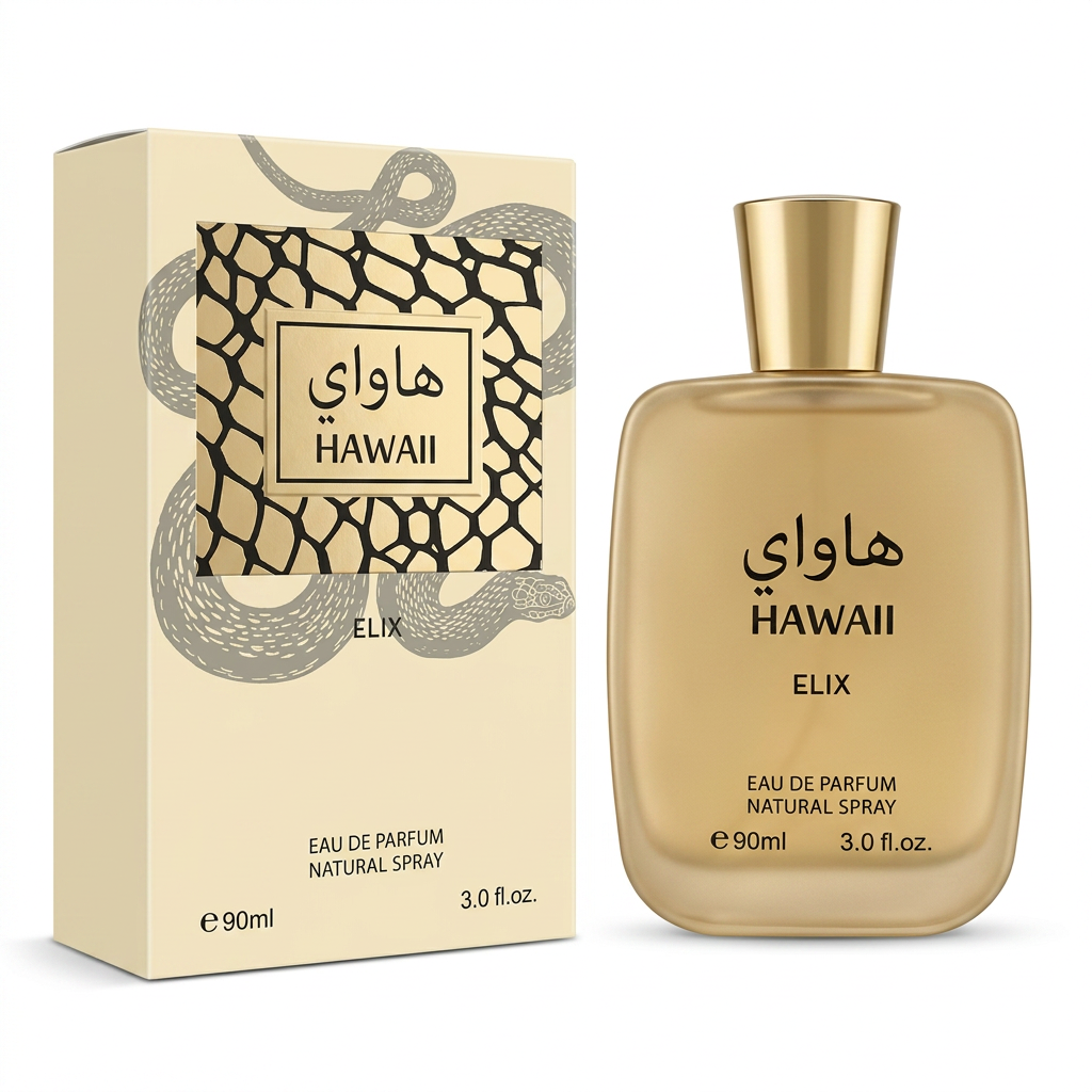 Hawaii Elix EDP 90ml – Warm Oriental Perfume for Men & Women | Unisex
