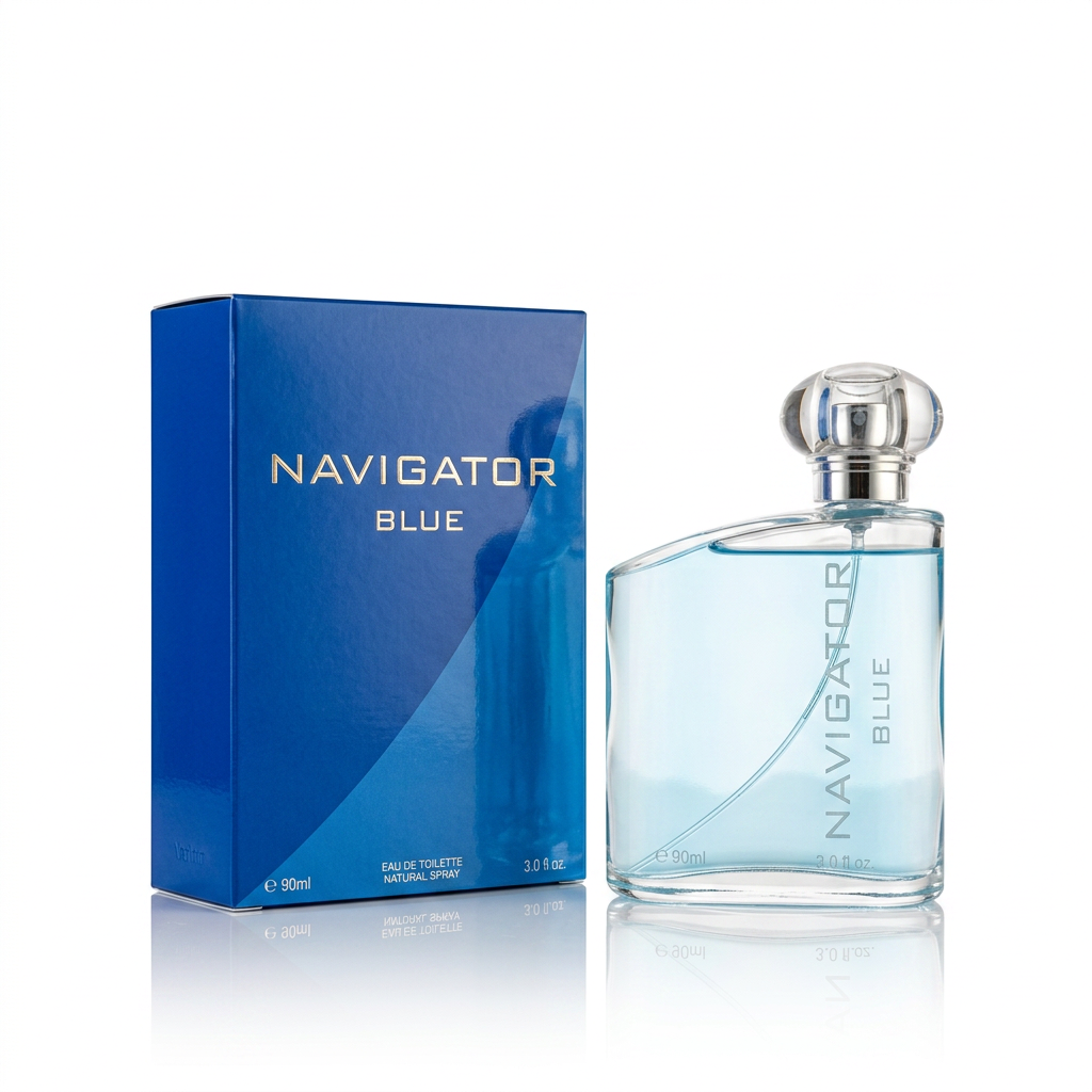 Navigator Blue Eau de Toilette Natural Spray for Men – 90ml / 3.0 fl. oz. | Fresh Aquatic Men's Cologne