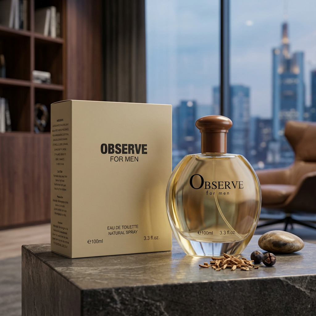 Observe for Men Eau de Toilette Natural Spray – 100ml / 3.3 fl. oz. | Classic Men's Fragrance