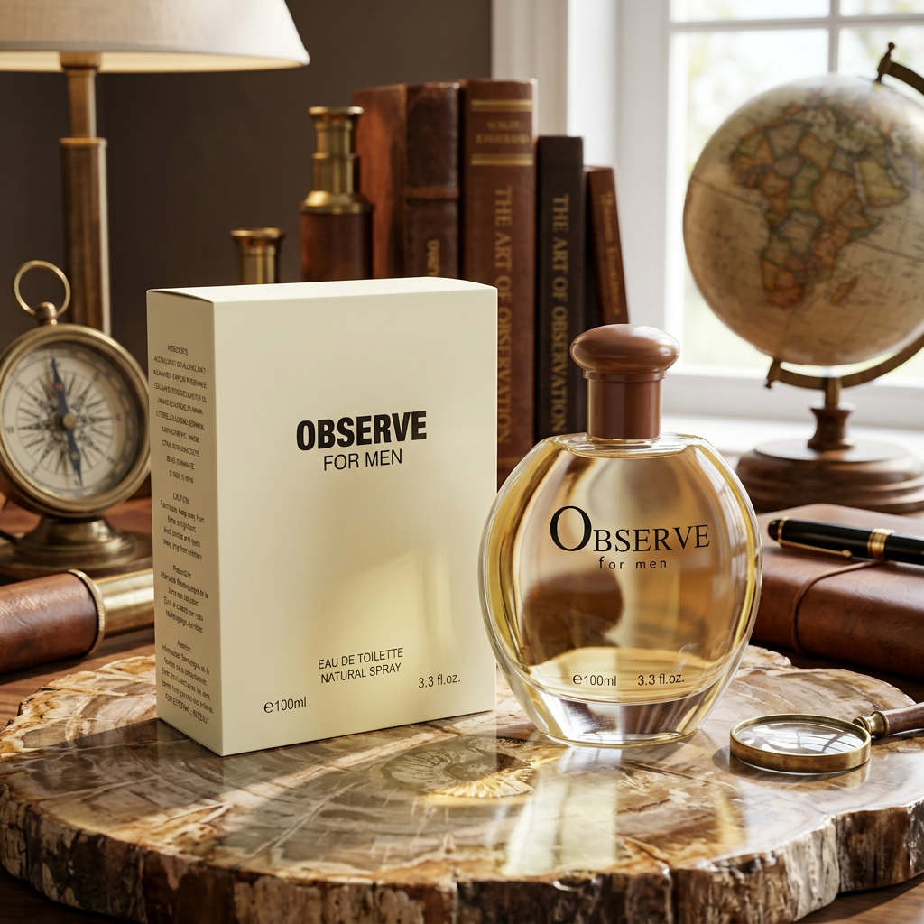 Observe for Men Eau de Toilette Natural Spray – 100ml / 3.3 fl. oz. | Classic Men's Fragrance