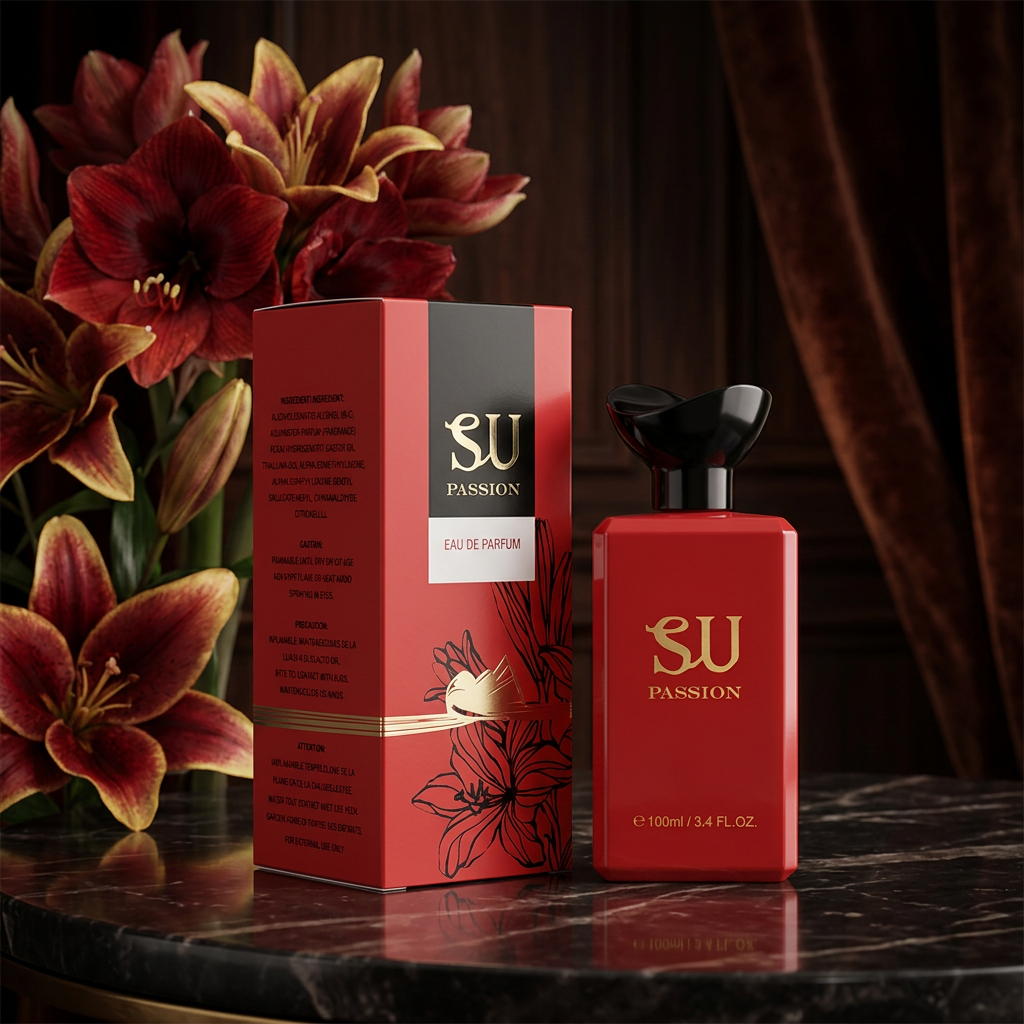 SU Passion Eau de Parfum Natural Spray for Women – 100ml / 3.4 fl. oz. | Bold Floral Women's Fragrance