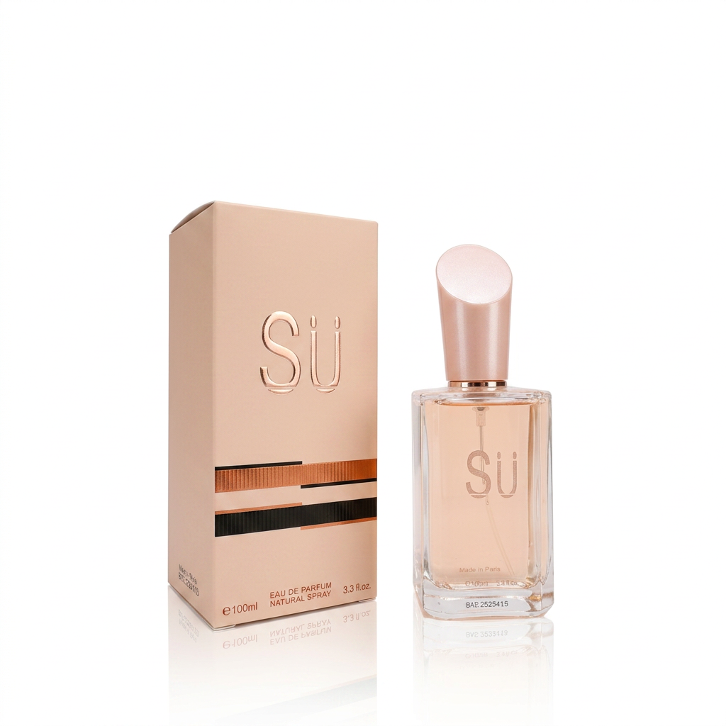 SU Eau de Parfum Natural Spray for Women – 100ml / 3.3 fl. oz. | Rose Gold Women's Fragrance
