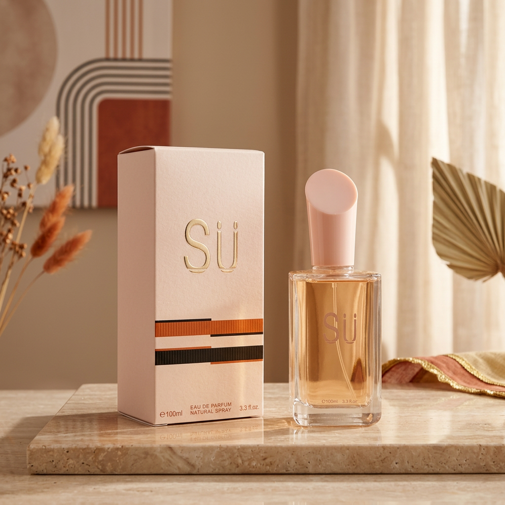 SU Eau de Parfum Natural Spray for Women – 100ml / 3.3 fl. oz. | Rose Gold Women's Fragrance