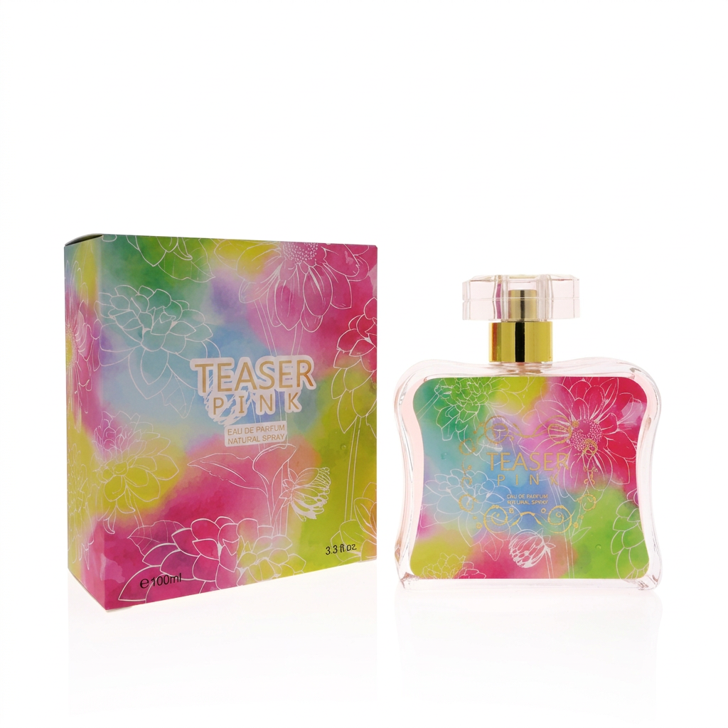 Teaser Pink Eau de Parfum Natural Spray for Women – 100ml / 3.3 fl. oz. | Floral Women's Fragrance