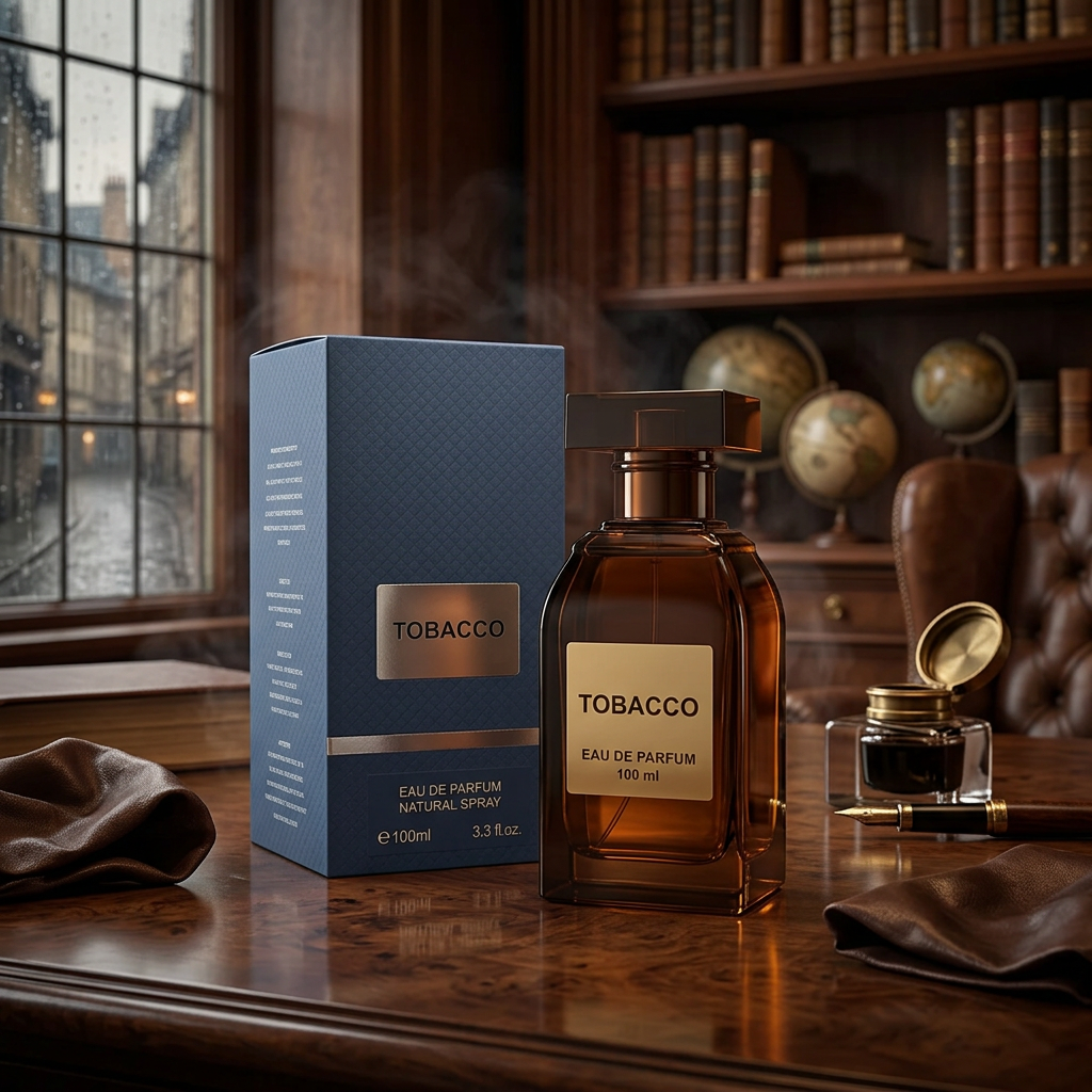 Tobacco Eau de Parfum Natural Spray – 100ml / 3.3 fl. oz. | Warm & Woody Unisex Fragrance