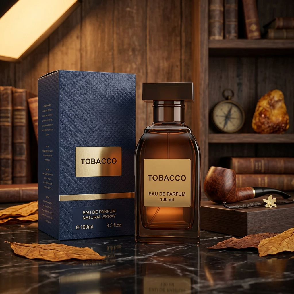 Tobacco Eau de Parfum Natural Spray – 100ml / 3.3 fl. oz. | Warm & Woody Unisex Fragrance