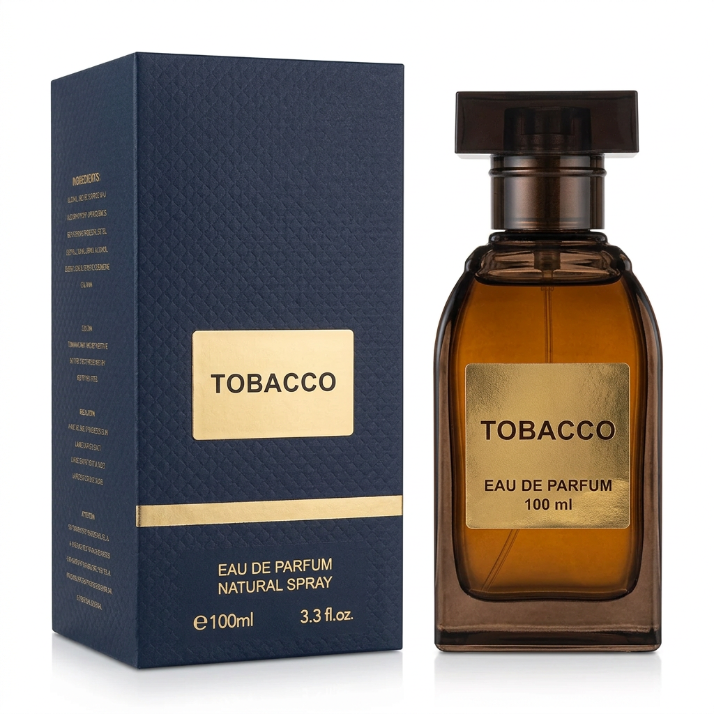 Tobacco Eau de Parfum Natural Spray – 100ml / 3.3 fl. oz. | Warm & Woody Unisex Fragrance