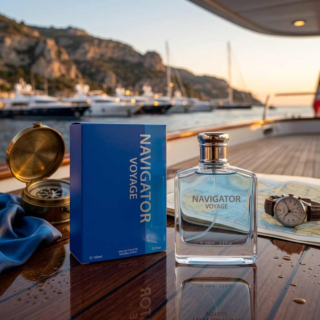 Navigator Voyage Eau de Toilette Natural Spray for Men – 100ml / 3.3 fl. oz. | Fresh Aquatic Men's Fragrance