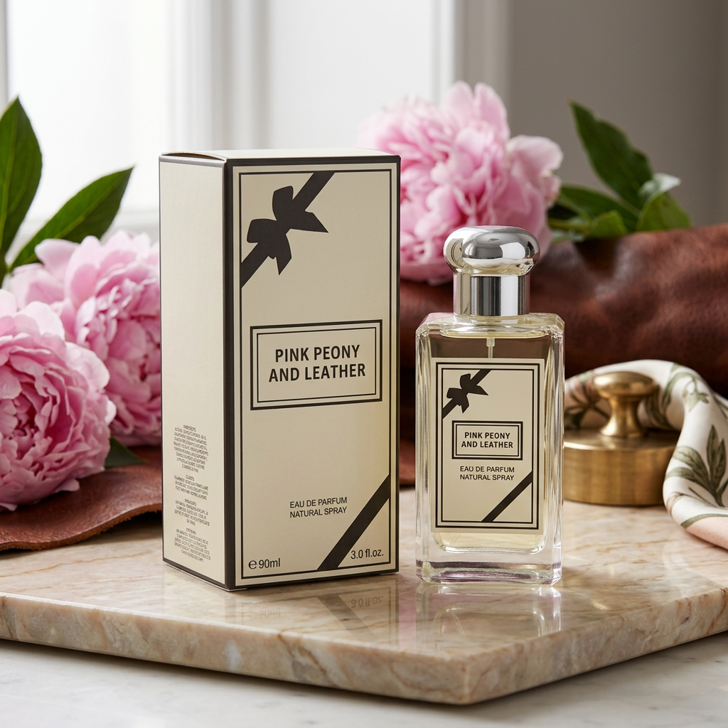 Pink Peony and Leather Eau de Parfum Natural Spray, 90ml / 3.0 fl oz